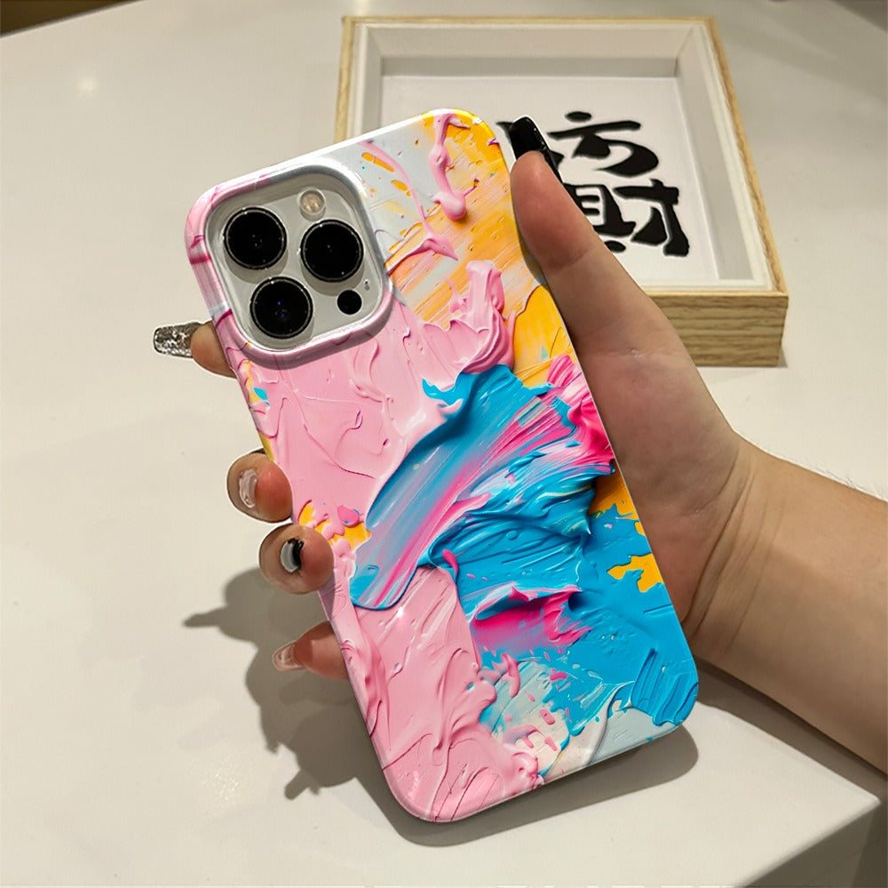 Funda rígida para iPhone con diseño pictórico 838/839