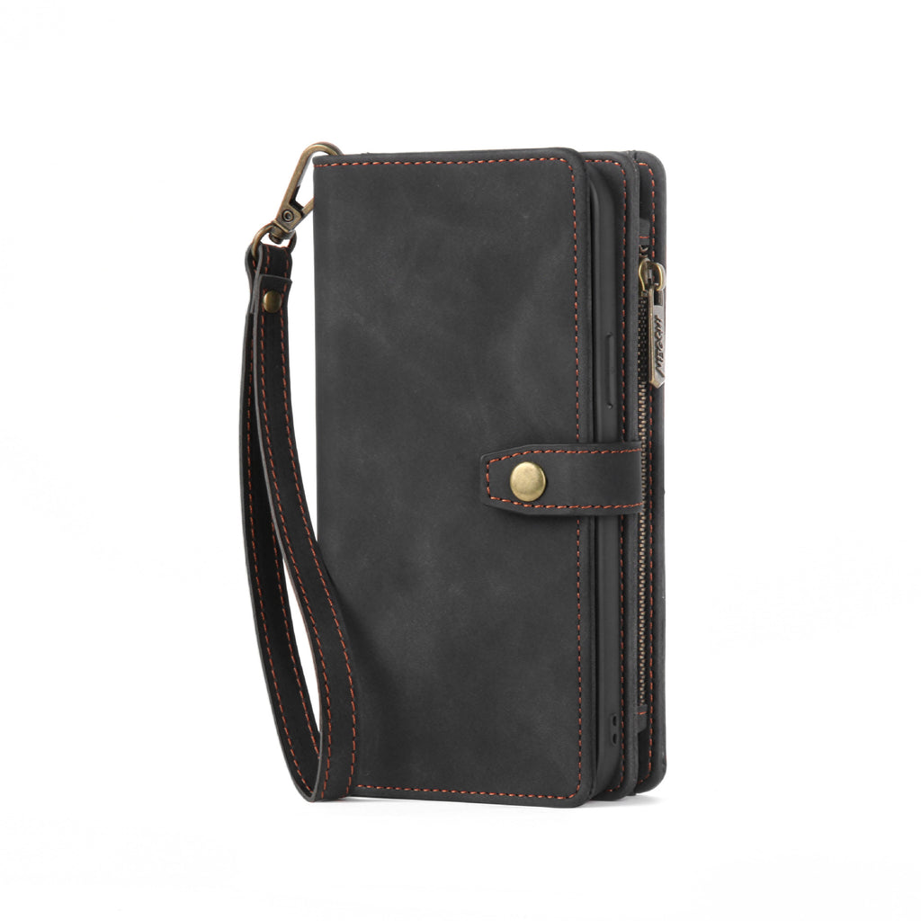 Funda cartera multifunción en PU para iPhone