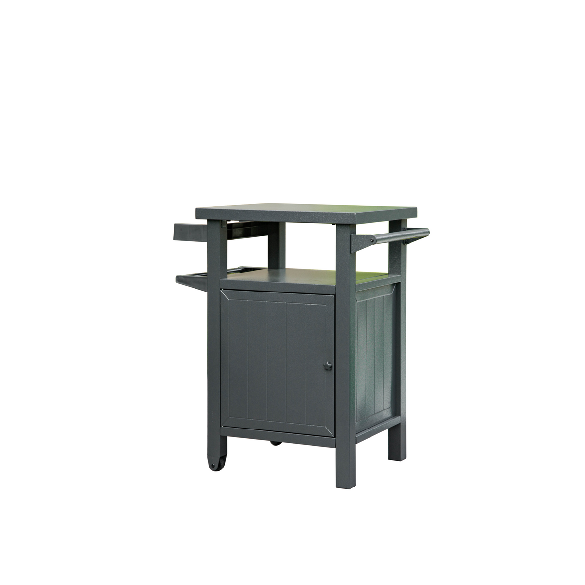 Gabinete exterior con ruedas de 42 galones — gris
