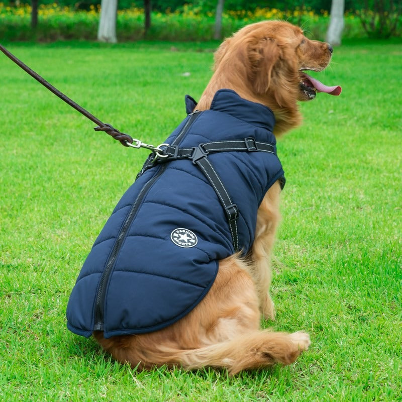 Abrigo de poliéster para perros grandes