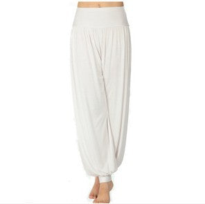 Pantalón deportivo holgado tipo bombacho para mujer