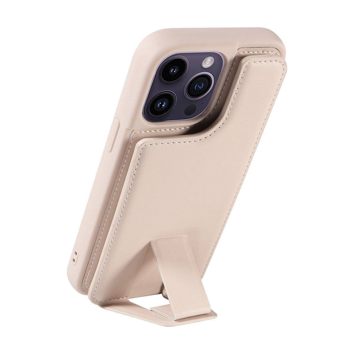 Funda para iPhone con tarjetero tipo acordeón en PU
