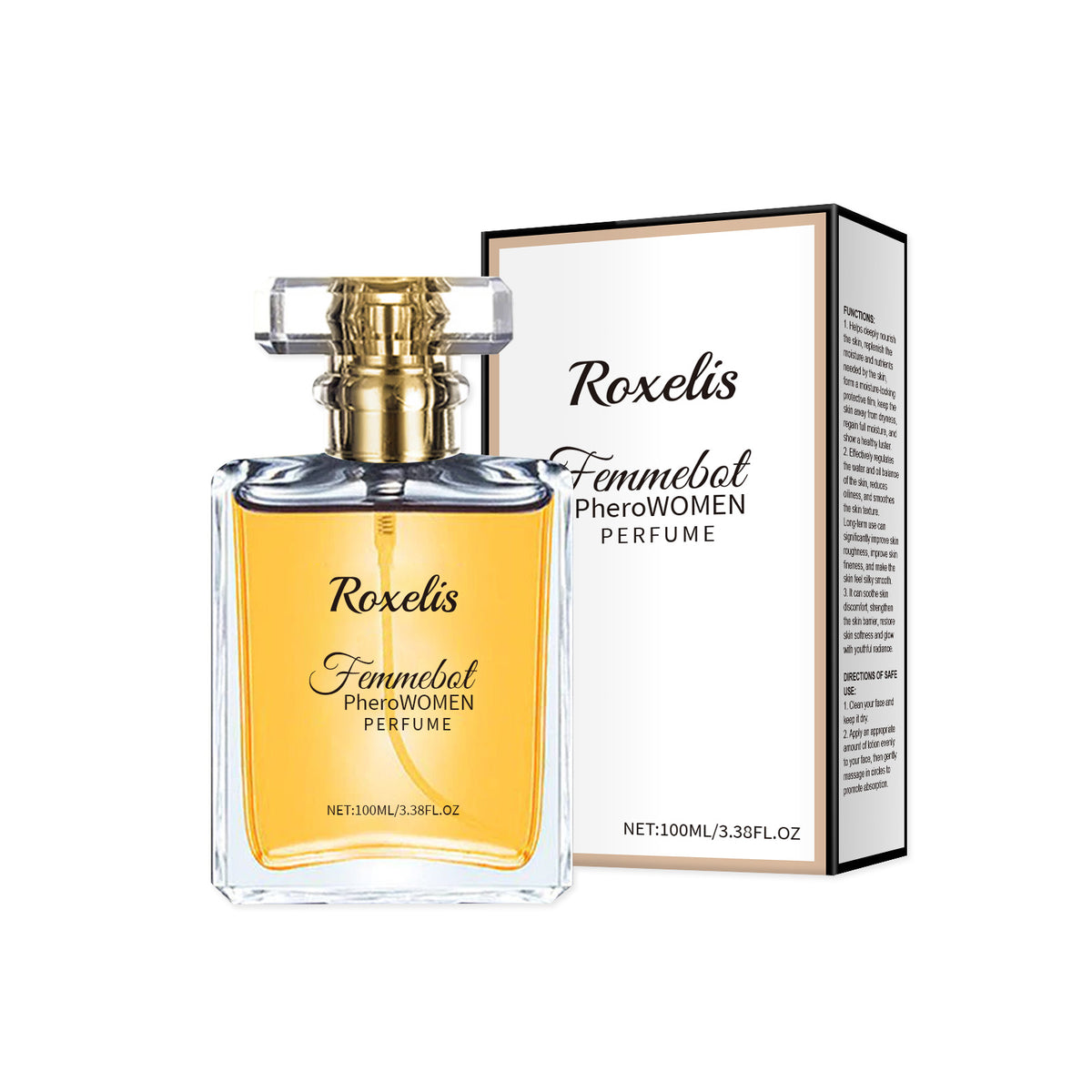Femmebot Pherowomen Perfume, Light Elegant Exudes Fresh Niche Lovers Dating Portable Charm Perfume