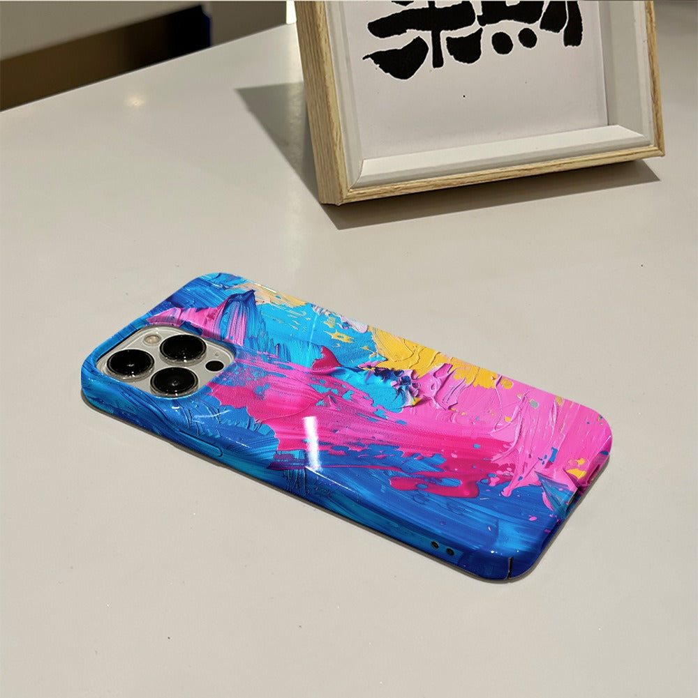 Funda rígida para iPhone con diseño pictórico 838/839