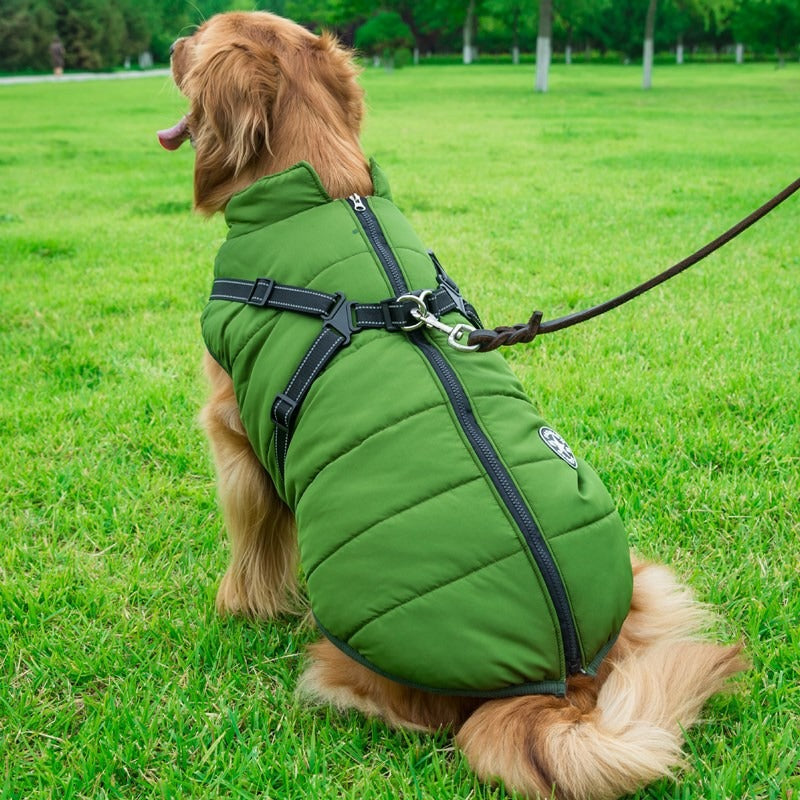Abrigo de poliéster para perros grandes