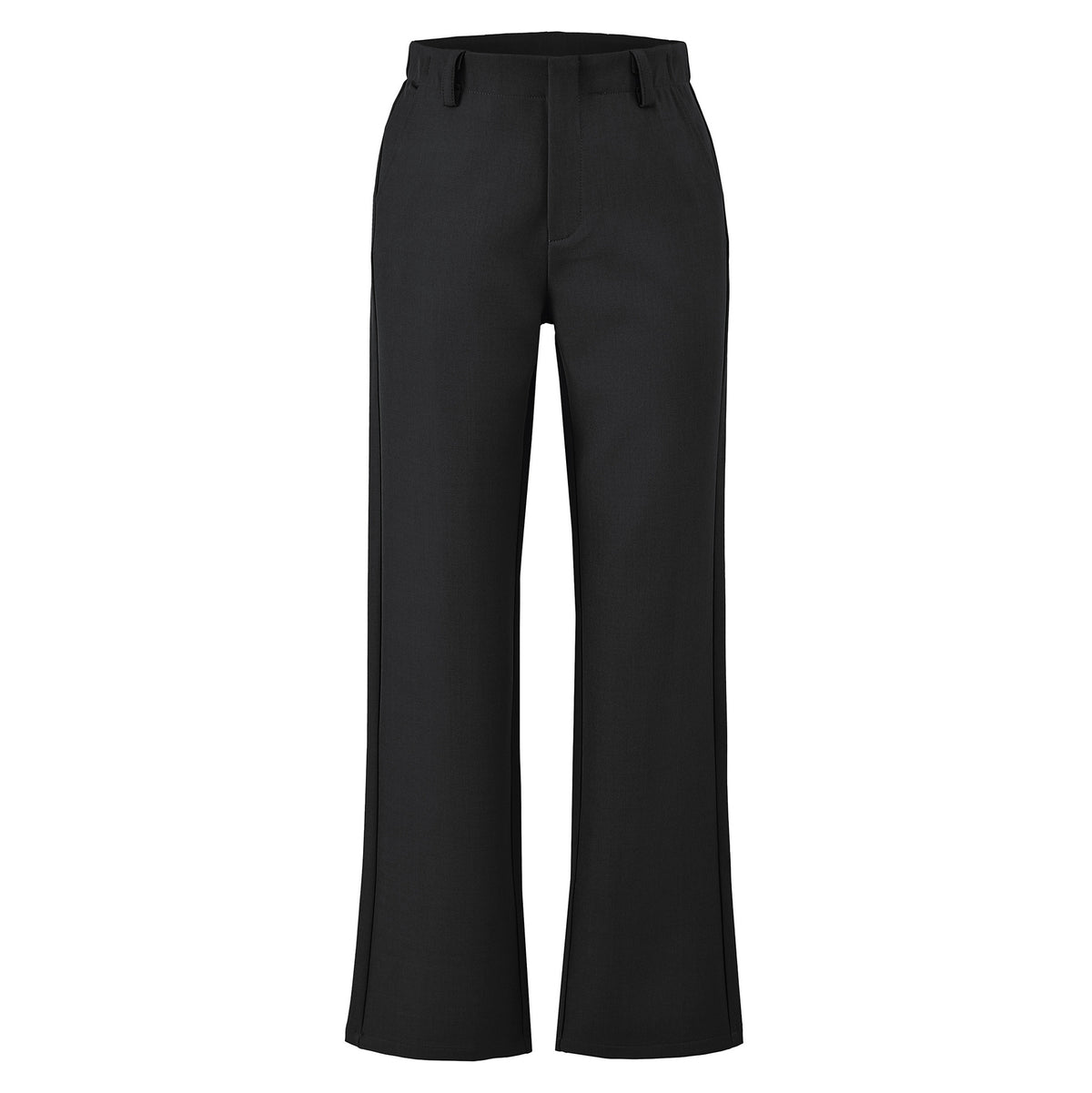 Pantalón de vestir de pierna ancha — largo regular o extendido
