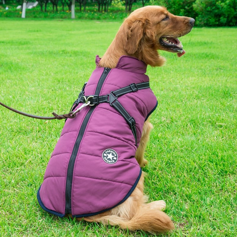 Abrigo de poliéster para perros grandes