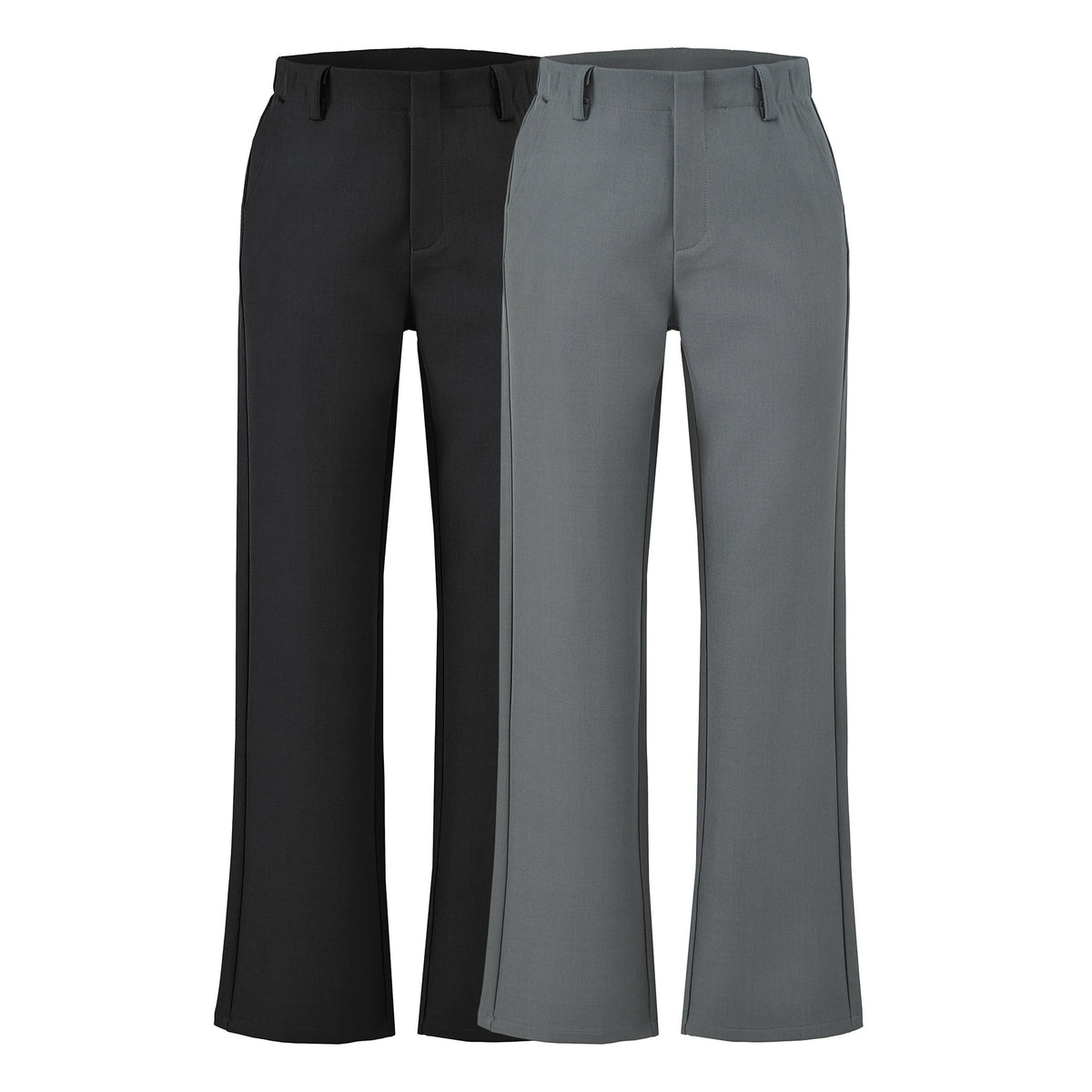 Pantalón de vestir de pierna ancha — largo regular o extendido