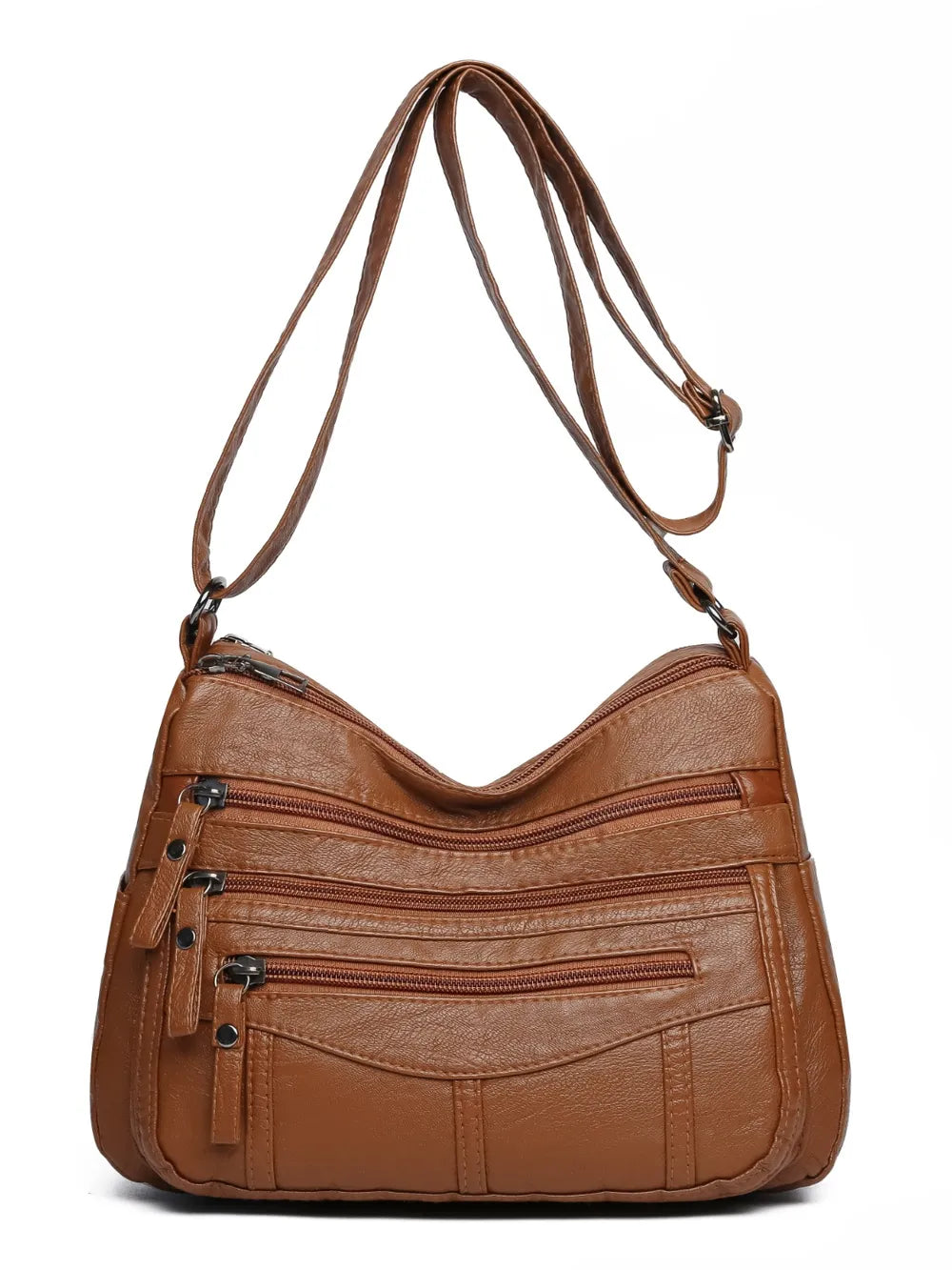 Bolso bandolera con varios compartimentos de 26 × 18 × 9 cm