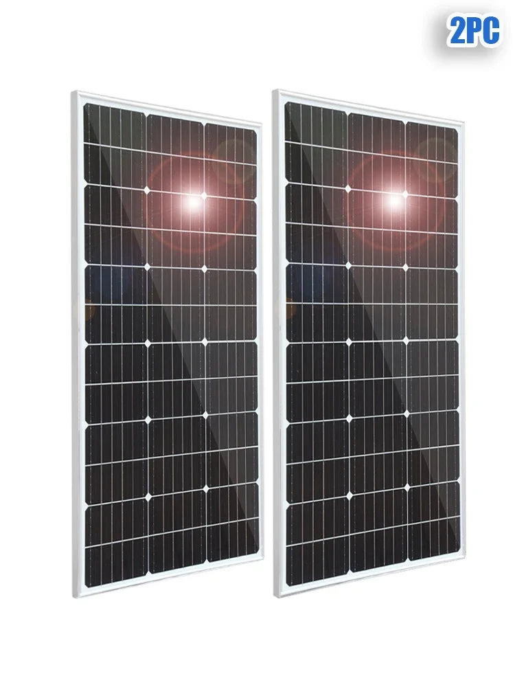 3000W Ultra High Power Solar Panel 12V-24V Efficient Charging for Outdoor Household/Camping Solar Power Generation System