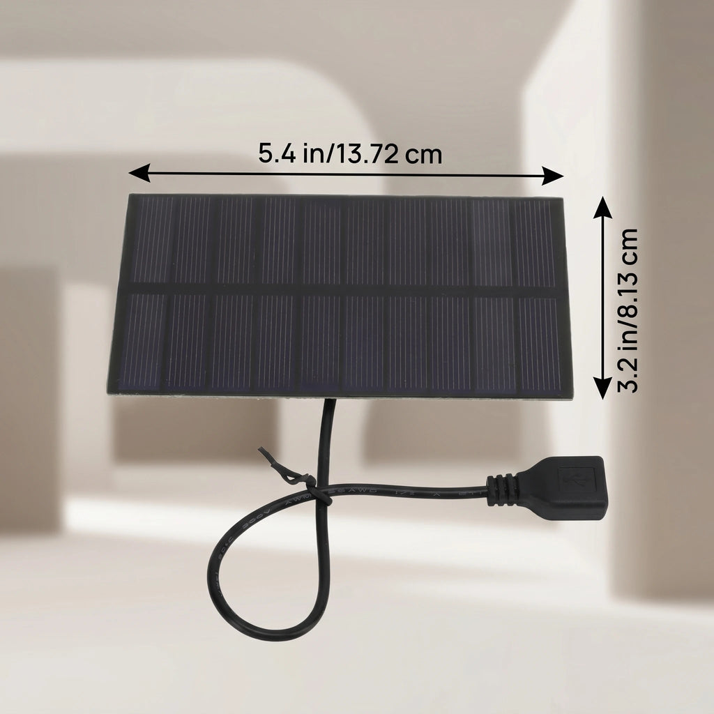 1.5W 5V Solar Panel Monocrystalline Silicon DIY Solar Panels Flexible Mini Solar Panel USB Output Interface 138 X 82mm