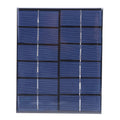 2W 6V Solar Panel High Efficiency Solar Charger Panel Portable Solar Panel for Low Power Electrical Appliances