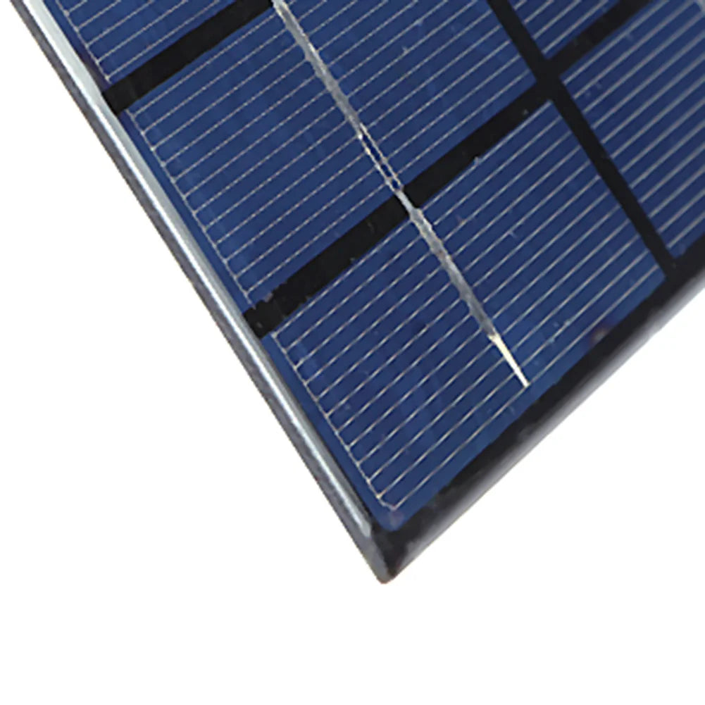 2W 6V Solar Panel High Efficiency Solar Charger Panel Portable Solar Panel for Low Power Electrical Appliances