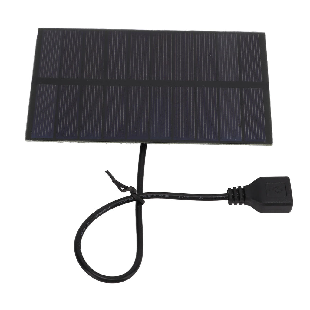 1.5W 5V Solar Panel Monocrystalline Silicon DIY Solar Panels Flexible Mini Solar Panel USB Output Interface 138 X 82mm