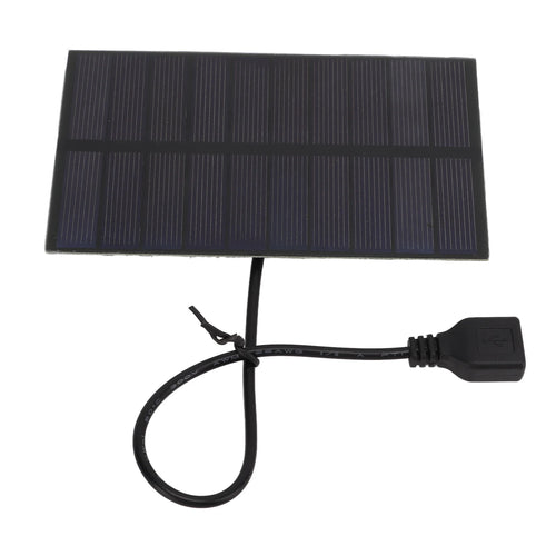 1.5W 5V Solar Panel Monocrystalline Silicon DIY Solar Panels Flexible Mini Solar Panel USB Output Interface 138 X 82mm