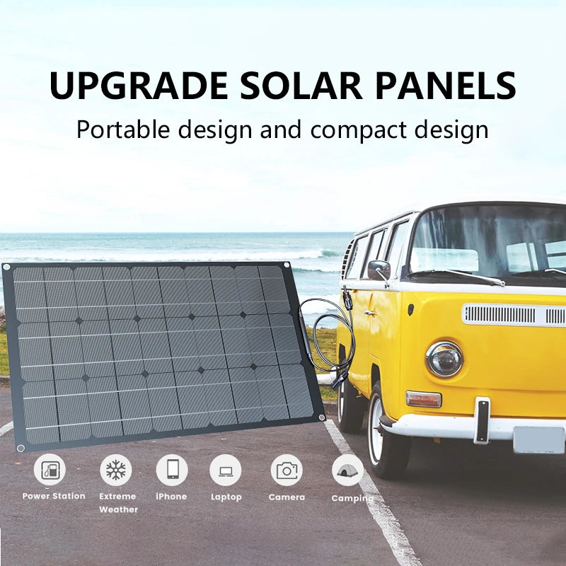 12V 2000W 500W Professional Flexible Solar Panel Heavy Duty Waterproof Bendable Design for RV Boat and Off Grid Power Systems