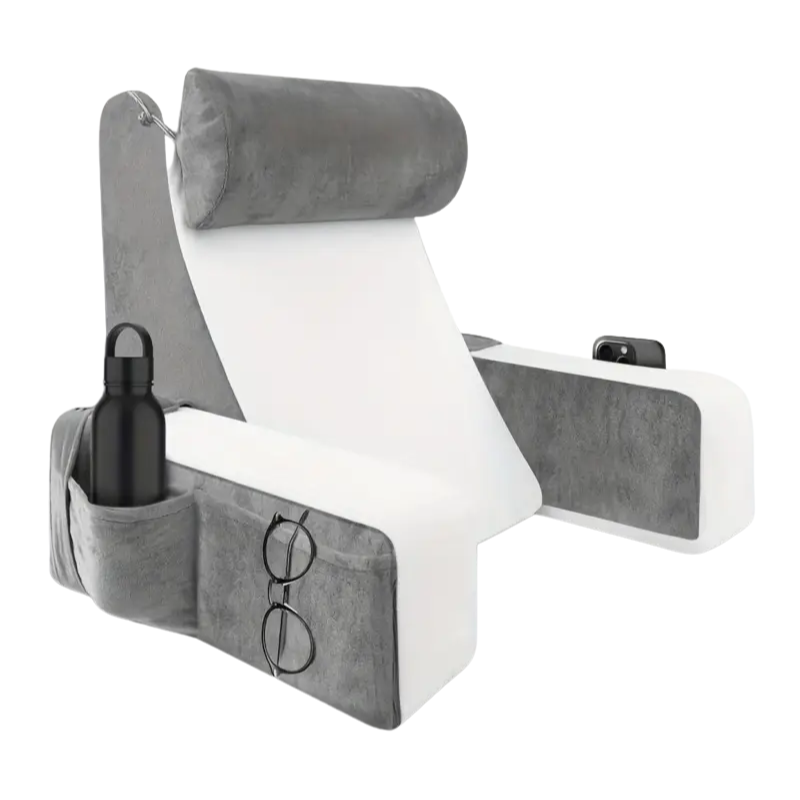 Almohada viscoelástica para lectura y descanso